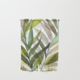 Leaves in Green Wall Hanging