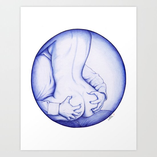 Squeeze, BIC love Art Print
