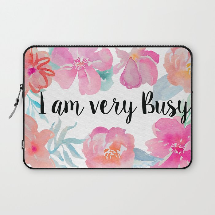 Very Busy  Laptop Sleeve