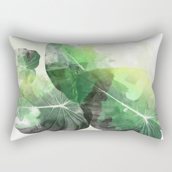 tropical green Rectangular Pillow