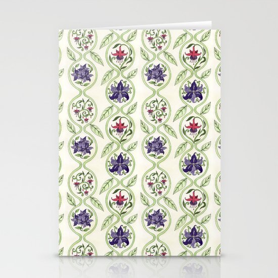 Nouveau Florals Stationery Cards