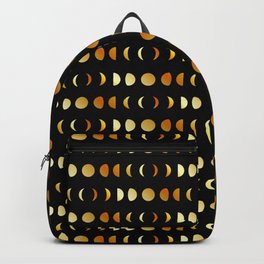 Celestial Moon phases in gold	 Backpack