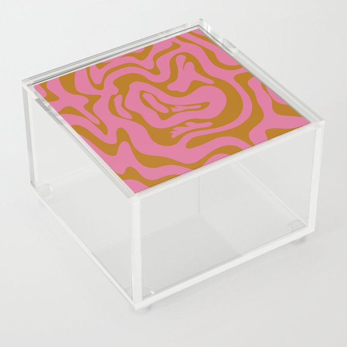 17 Abstract Liquid Swirly Shapes 220725 Valourine Digital Design Acrylic Box