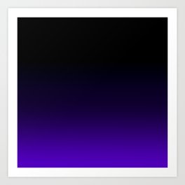 Black/Purple Gradient Art Print