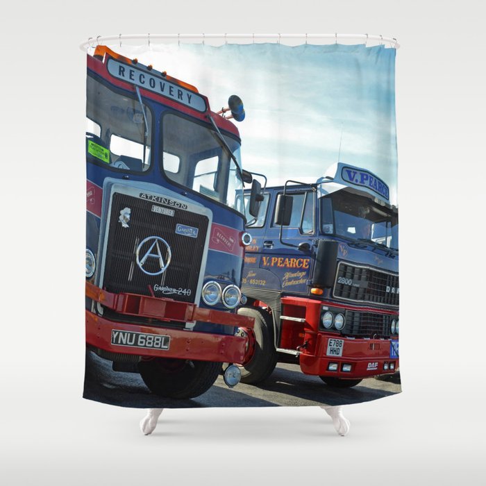 Classic Trucks Shower Curtain By Togatops Society6