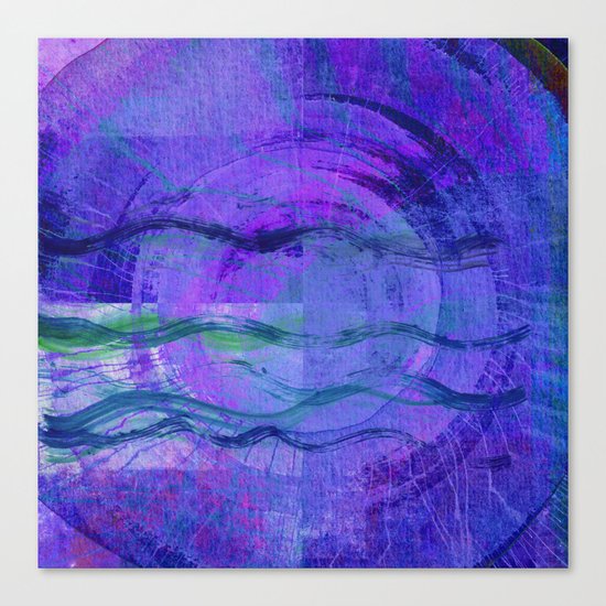 Jala (Water) Abstract Canvas Print