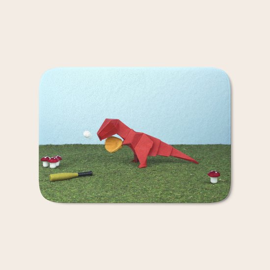 Yes T-Rex can! Bath Mat