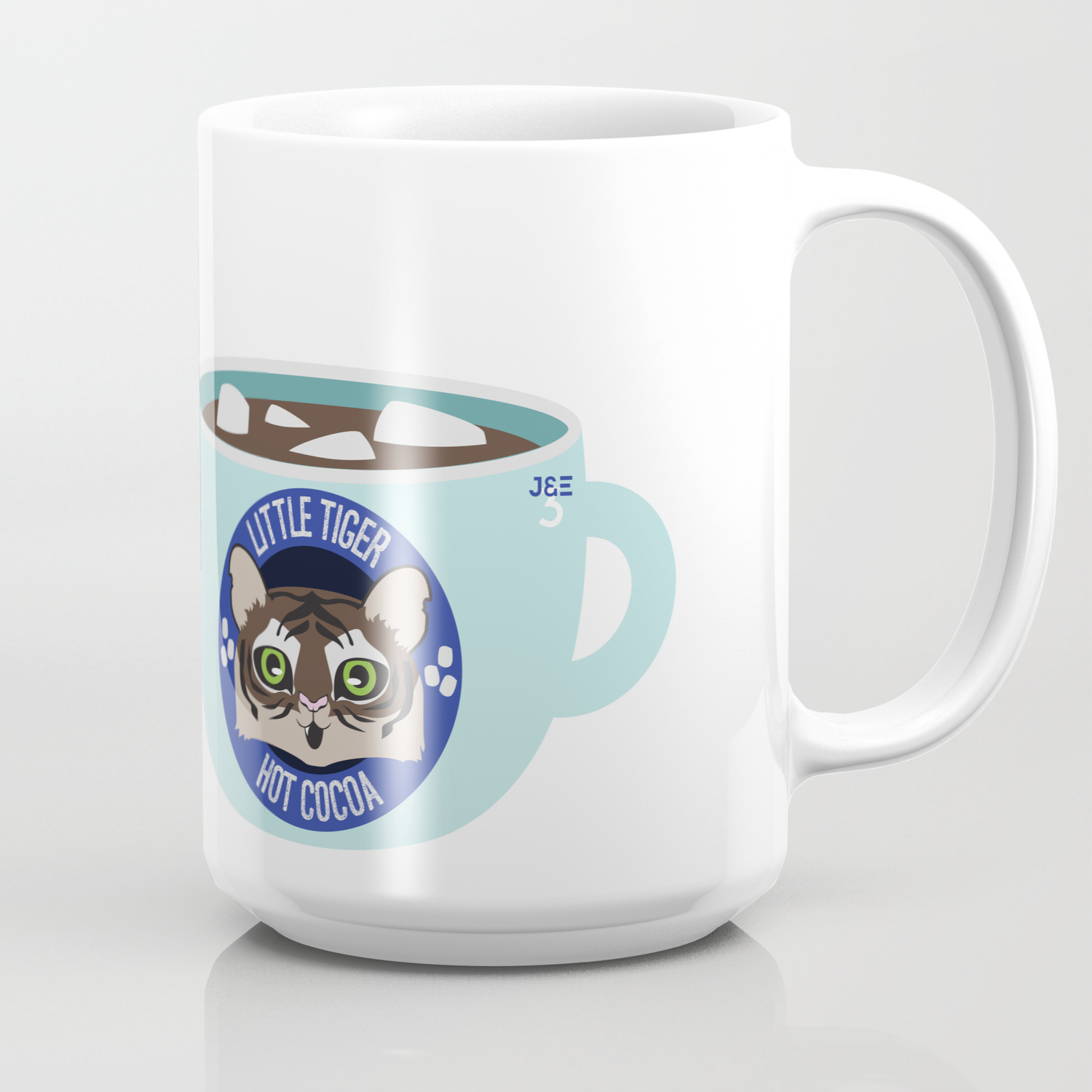 Little Tiger Hot Cocoa Coffee Mug By Alissaemily Society6