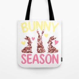 Bunny Season Easter Sunday Resurrection Christian Holiday Tote Bag