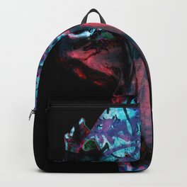 Glitch Tag Backpack | Graffiti, Digital, Ink, Nature, Edgy, Graphicdesign, Skull, Dark 