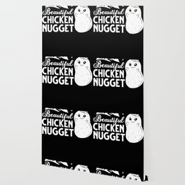 Chicken Nugget Girl Queen Vegan Nuggs Fries Wallpaper