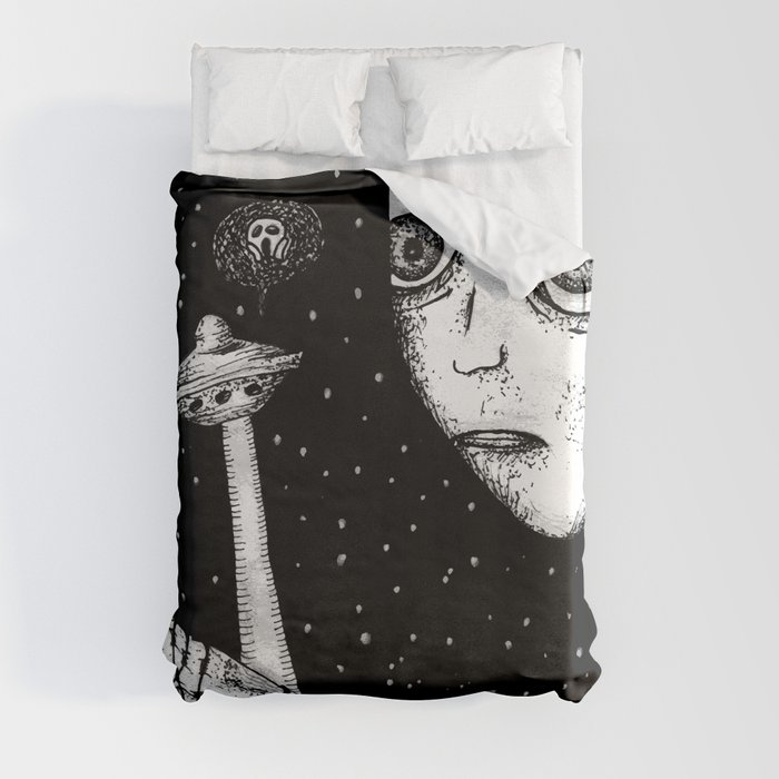 "Don't worry" - Anxiety and Gretel Duvet Cover