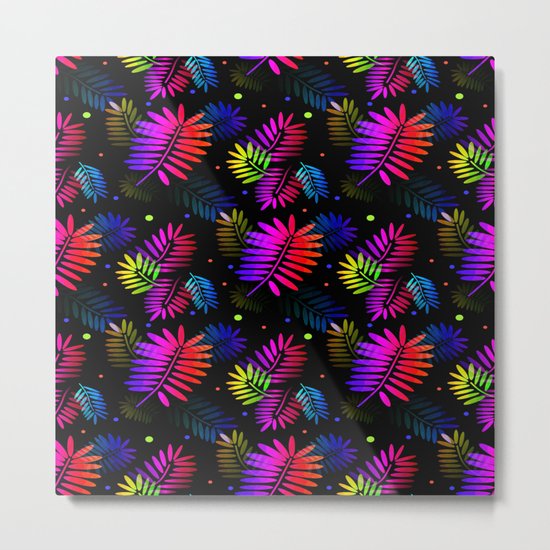Splashy Tropics Metal Print