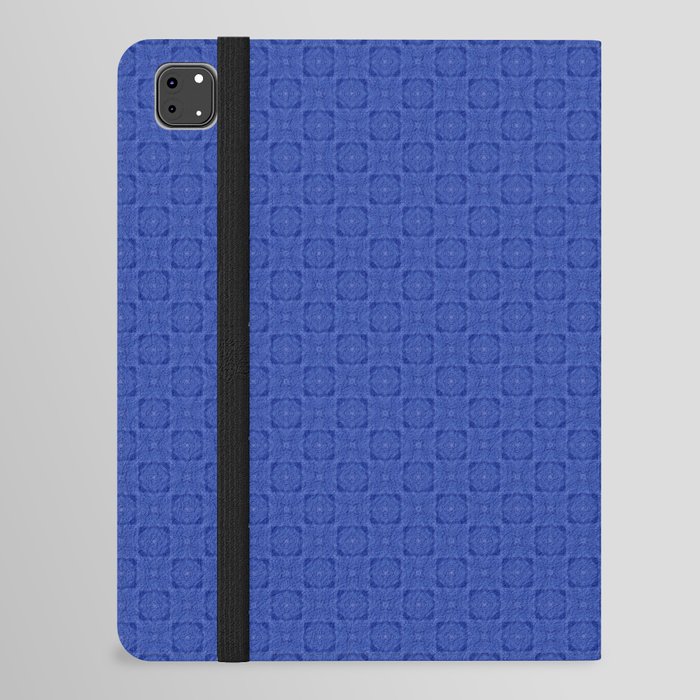 Cobalt Blue Pattern 1 by ValerieAmber @valerieamberch iPad Folio Case