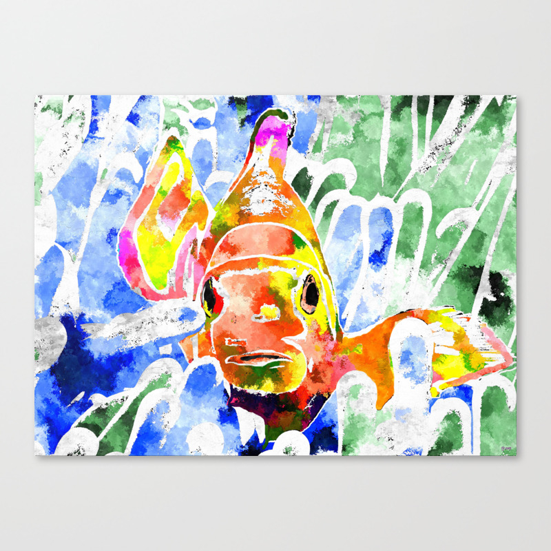 Clownfish Canvas Print By Danieljanda Society6