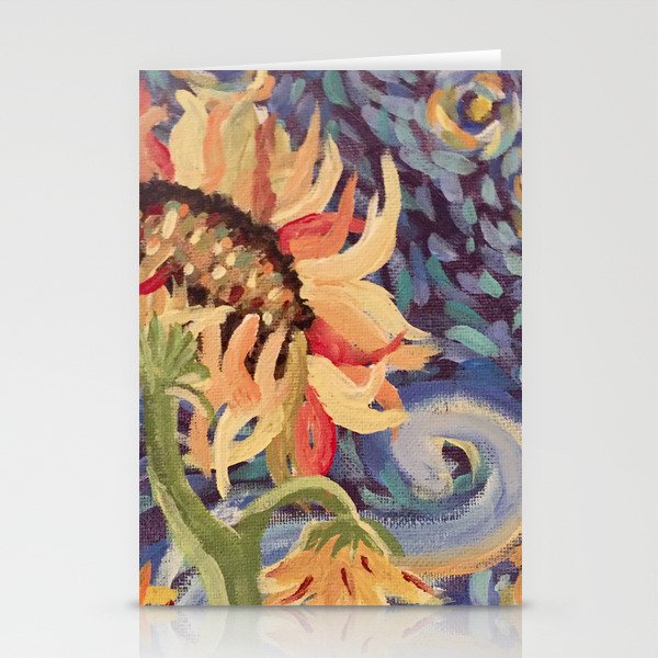 Van Gogh Sunflowers Stationery Cards