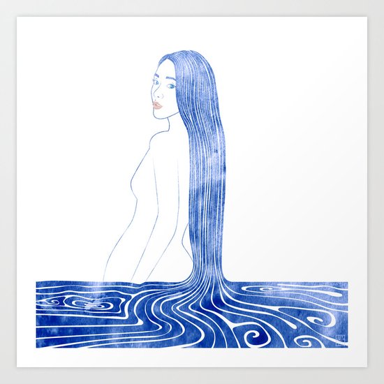 Water Nymph CI Art Print