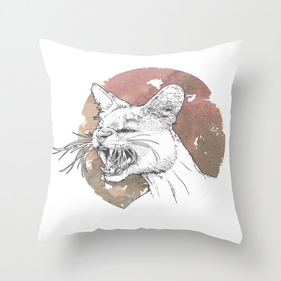 Bastet Unrequited Throw Pillow
