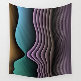 Face To Face Wall Tapestry
