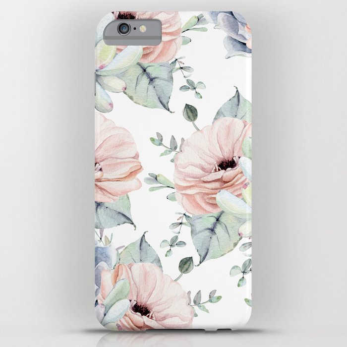pretty succulents by nature magick iphone case