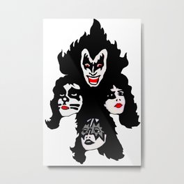 Alive II - tattoo - kiss Metal Print | Criss, Stanley, Kissband, 1977, Simmons, Drawing, Alive2, Frehley, Aliveii 