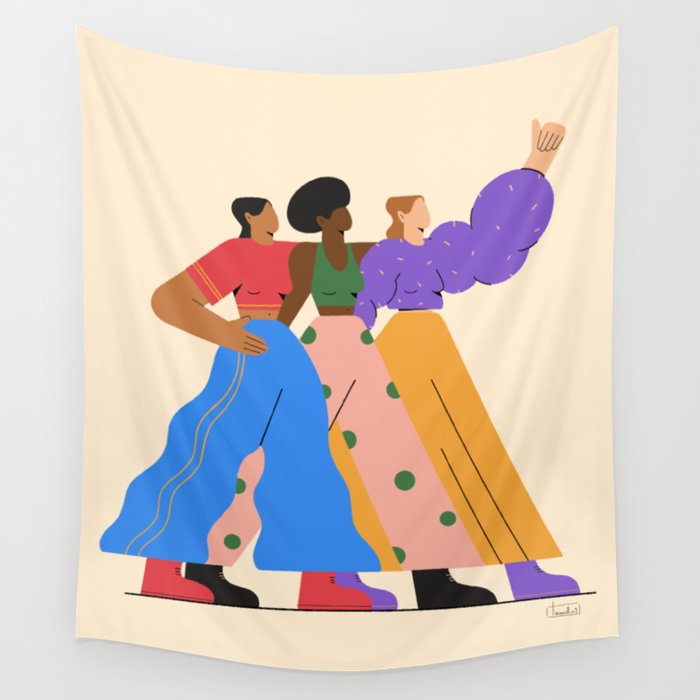 Stand Together Wall Tapestry