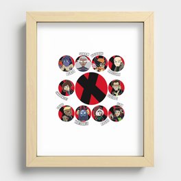 Xmen Evolution - Team Xmen Recessed Framed Print