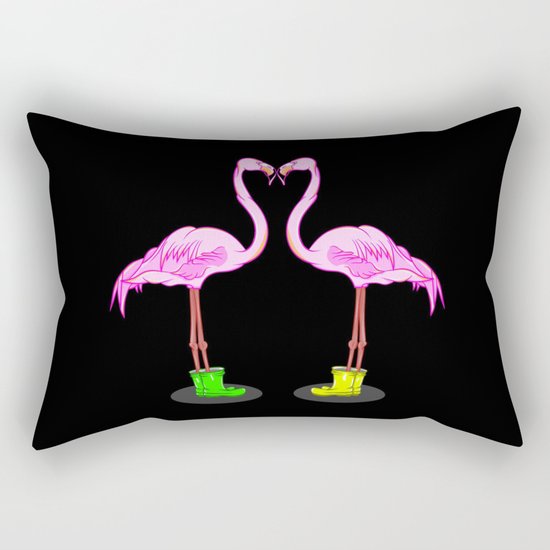 Flamingos Rectangular Pillow