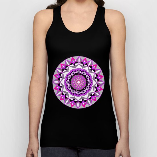 My Love Mandhala | Secret Geometry | Energy Symbols Unisex Tank Top