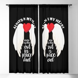 Dad Always In My Heart Blackout Curtain