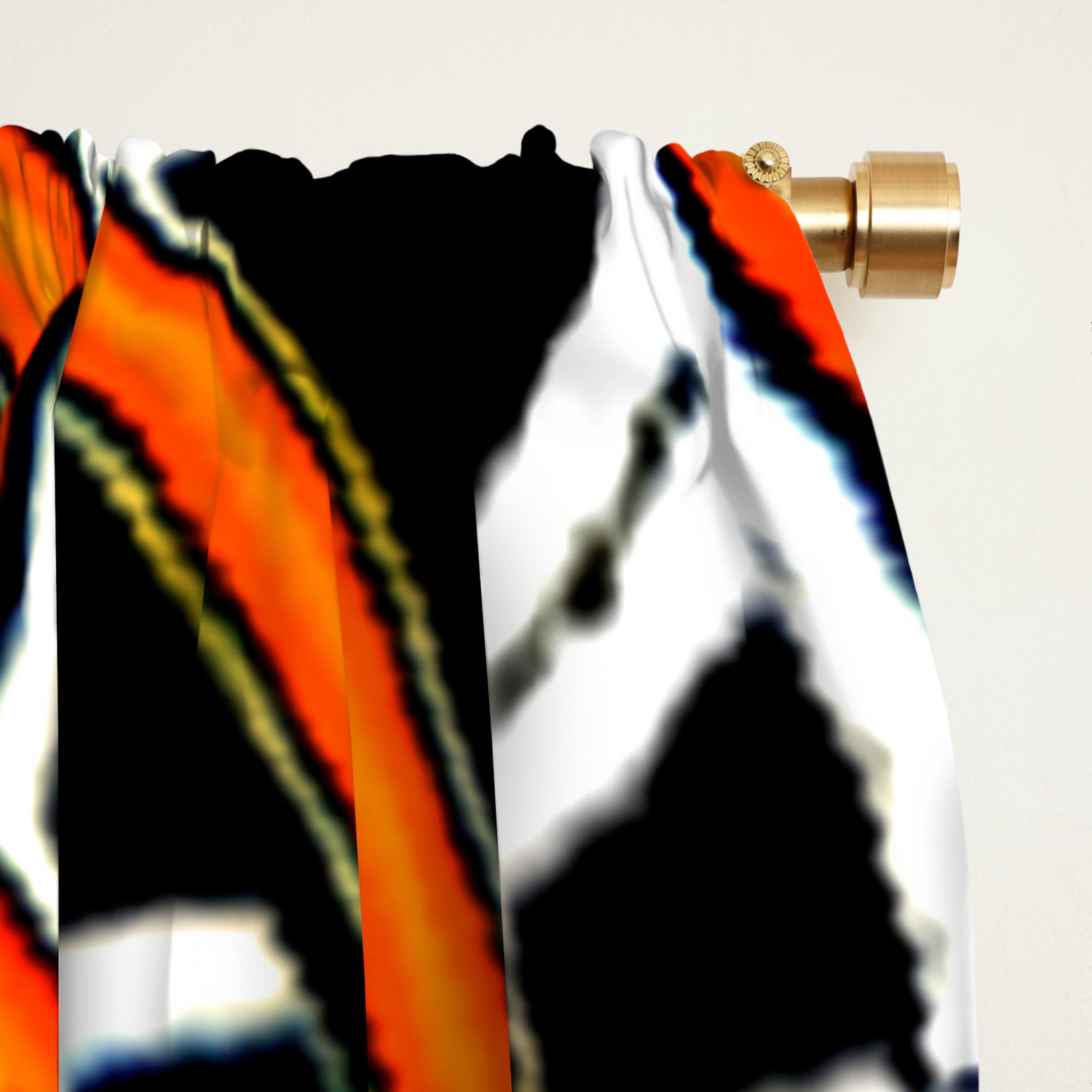 American Indian Art Abstract Blackout Curtain By Goldenviews