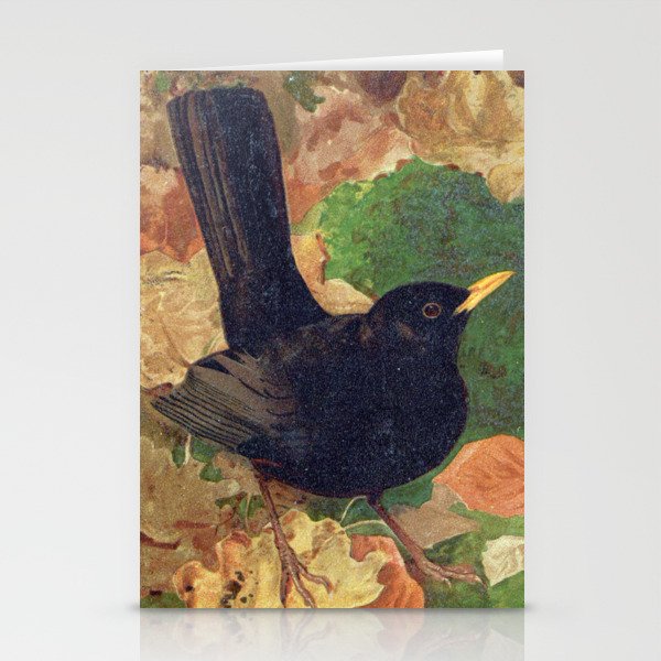 Blackbird - Léo-Paul Robert 1880 Merle Noir Stationery Cards