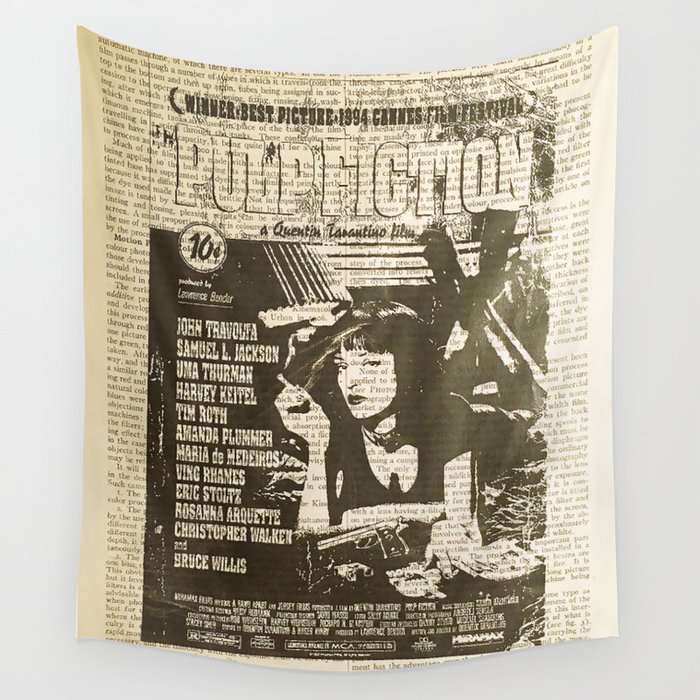 Pulp Fiction Wall Tapestry