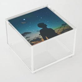 Night Sky meteor Acrylic Box
