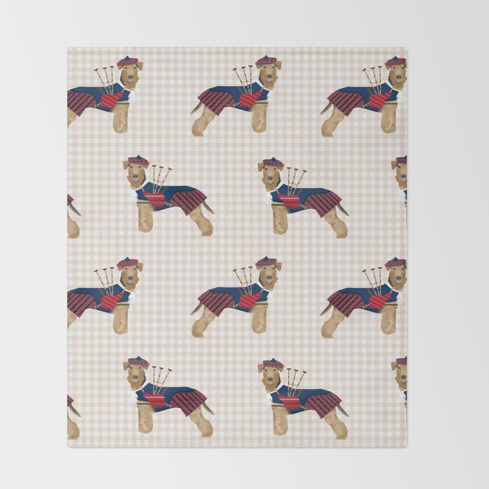 dog portrait blanket