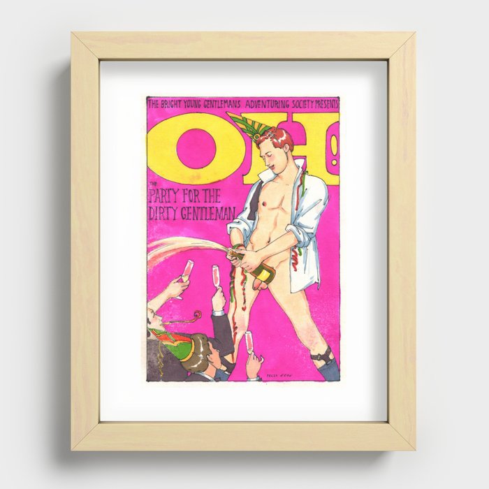 Oh! 15 Recessed Framed Print