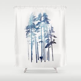 Winter Wolf Shower Curtain