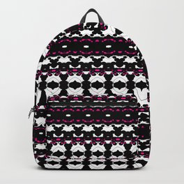Bubbles Kaleidoscopic Blooming - Magenta - Visual Abstract Art Backpack