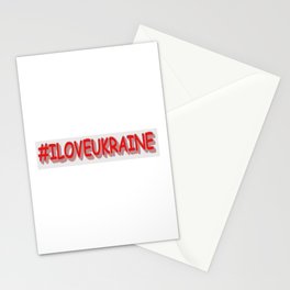 "#I LOVE UKRAINE" Cute Design. Buy Now Stationery Card