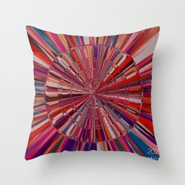Colorful Oasis Throw Pillow
