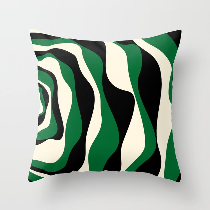 Black and hot sale green pillows