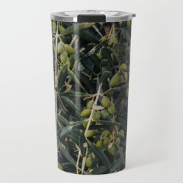 Olive Tree Close-Up | Greek Scenery and Vibe | Green & Minimal Travel Photograph In Greece, South Europe Travel Mug