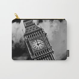 Big Ben | London, England | Black and White | Fine Art Travel Photography Carry-All Pouch | Black And White, City, Big Ben, Architecture, London, England, Photo, Culture, Bigben, Tower 