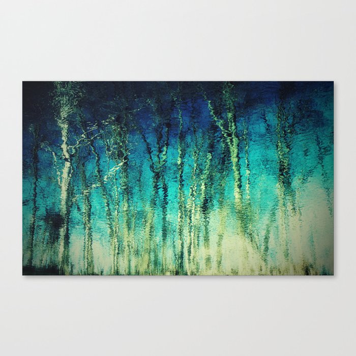 forest reflected Canvas Print