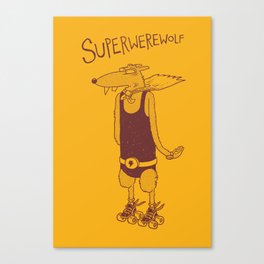 Superwerewolf Canvas Print