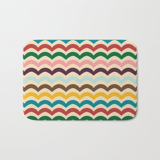 sweet summer waves Bath Mat