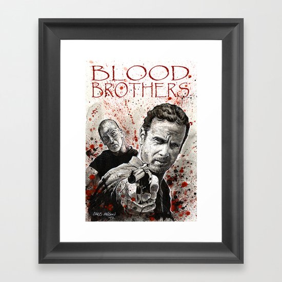 THE WALKING DEAD Framed Art Print