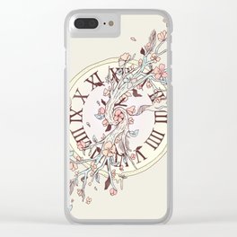 Blossoming Passage Clear iPhone Case