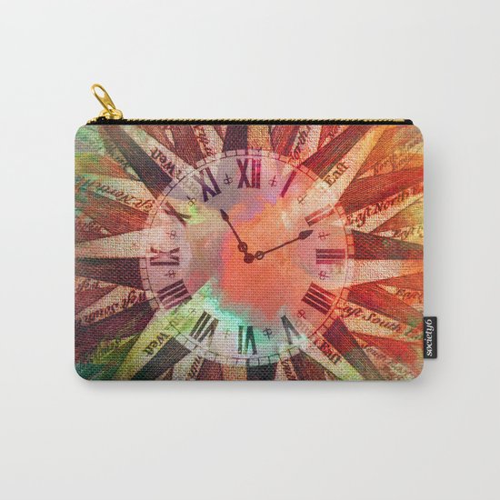 Synchronicity 11:11 Clock Face Time Design Carry-All Pouch