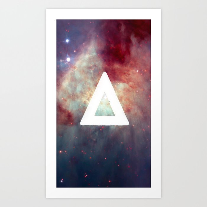 Bastille Galaxy Triangle Art Print